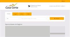 Desktop Screenshot of imoveiscasacerta.com.br